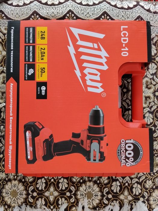 Фирменный шуруповёрт LIMAN