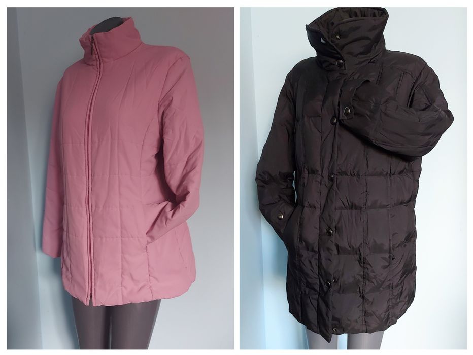 Дамски топли шуби тип парка / голям размер