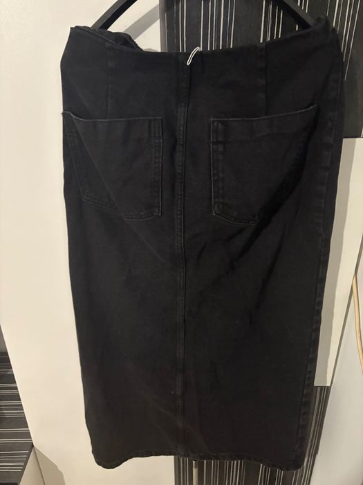 Дънкова черна пола