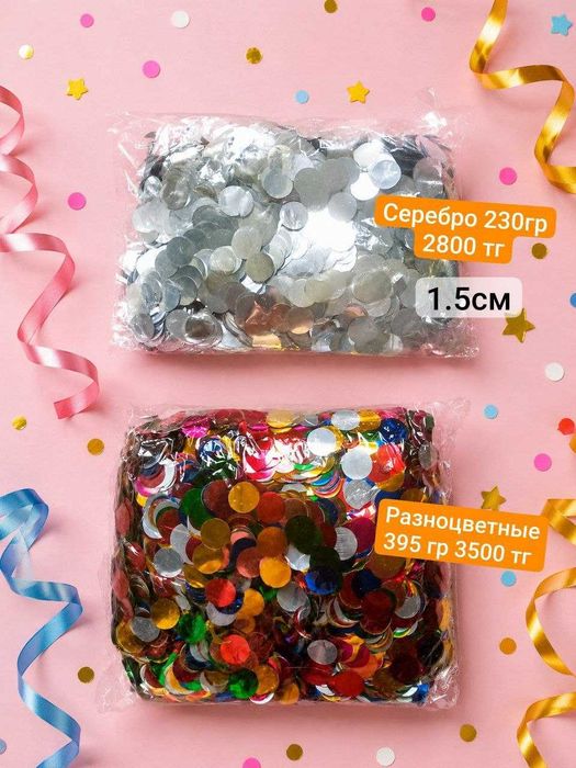 Конфетти рассыпное на праздник