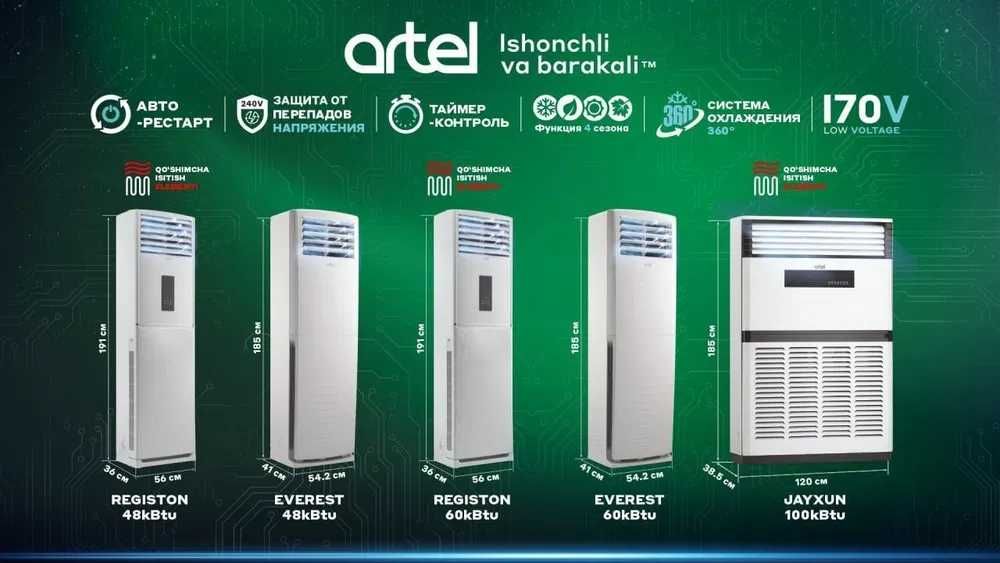 Колонный кондиционер Artel Registon SIA1-F48HF