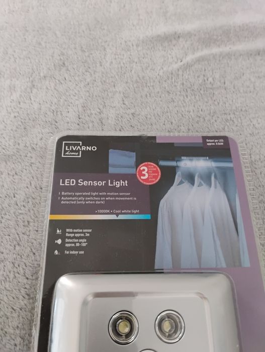 Corp de iluminat cu senzor și LED. Nou!