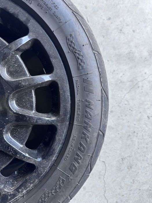 Vând jante Speedline 2118 cu cauciucuri semi slick Nankang