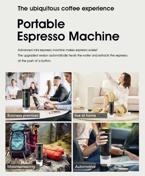 Преносима акумулаторна кафемашина