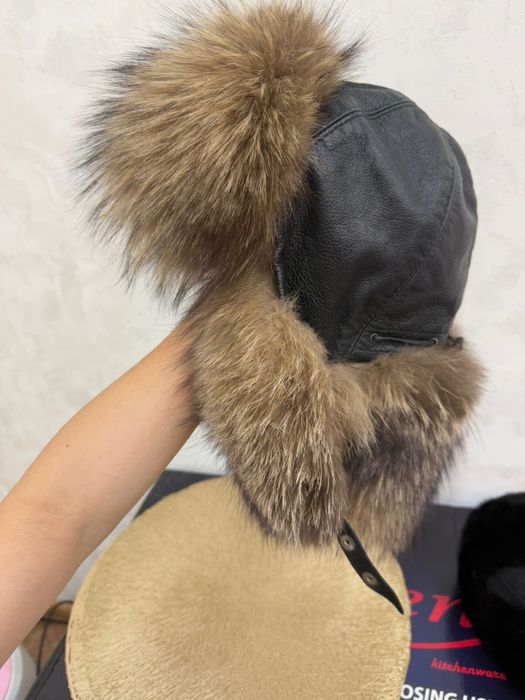 Норковая шапка мужская
