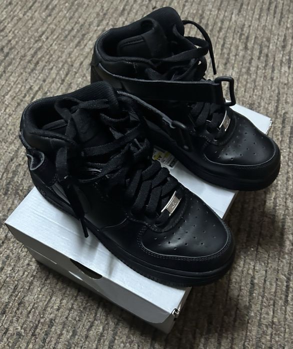Air force 1 mid negru