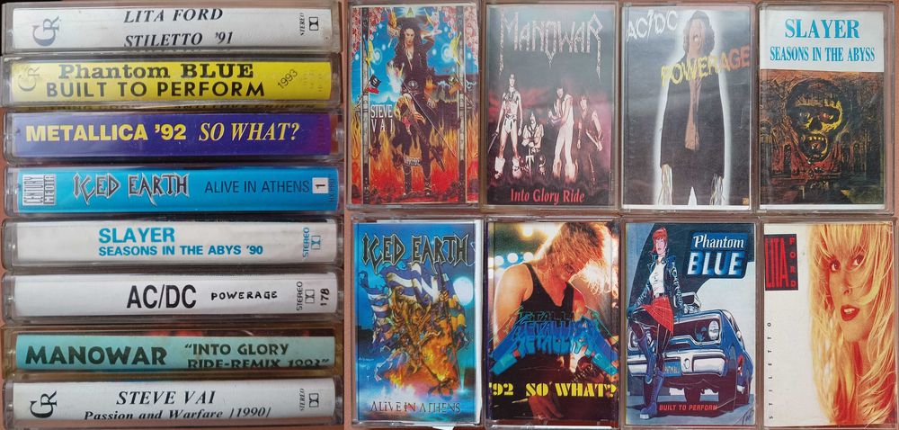 #3 - Аудио касети - неофициални издания, рок, хард, хеви. 10 лв.