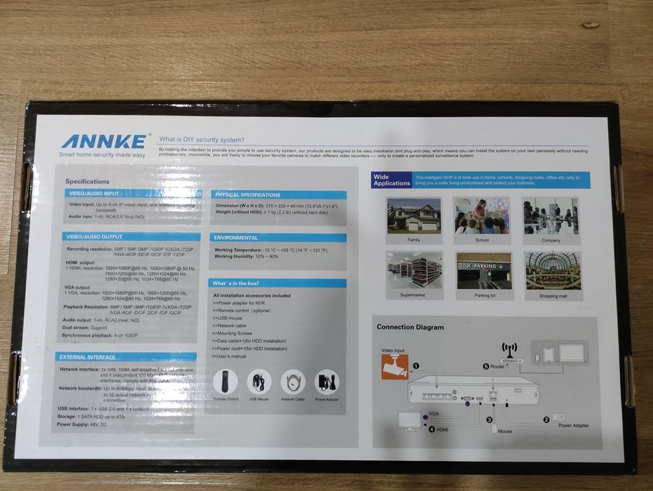 NVR POE (dvr) Annke N44PI