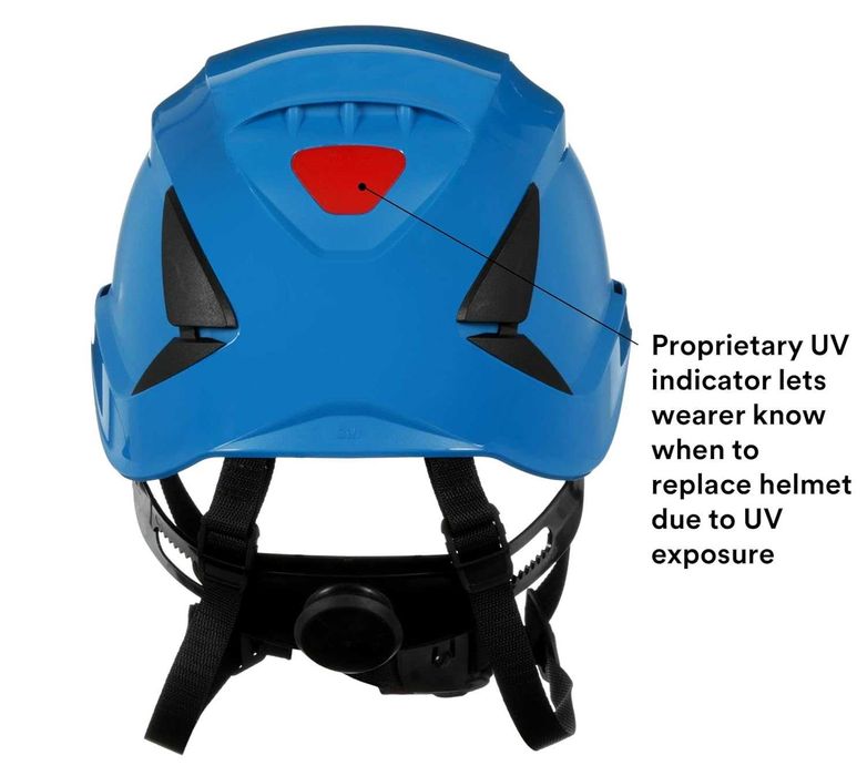 Защитна каска за глава 3M SecureFit, X5003-ANSI, син