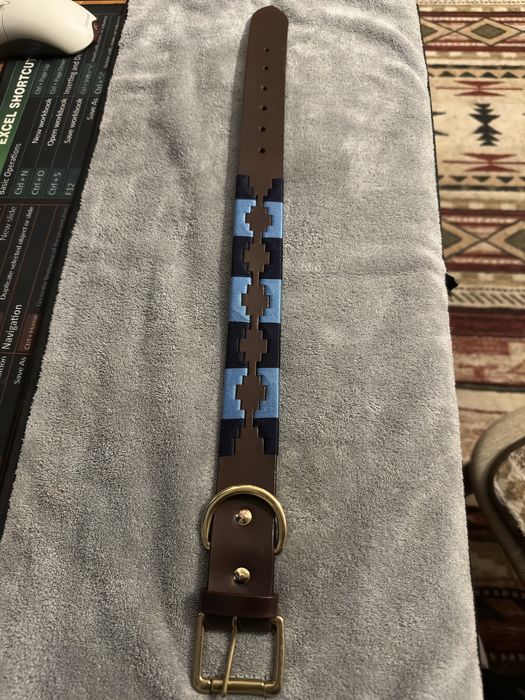 Zgarda Piele Polo Azules Argentina