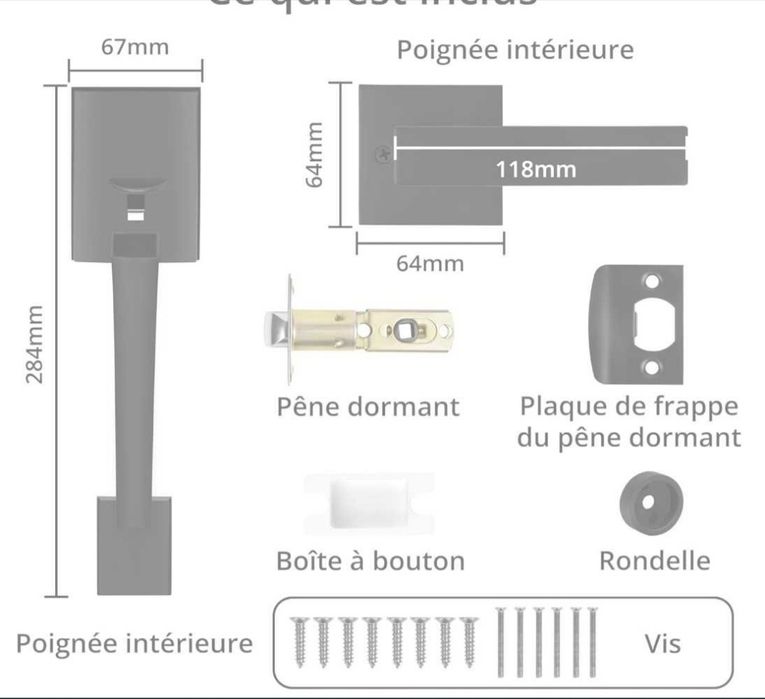 Висок клас брава за врата
