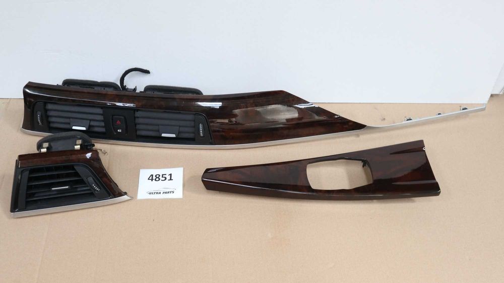 Дървени лайсни табло и конзола орех / интарзия БМВ Ф30 Ф31 Ф34 Ф32 Ф36 BMW F30 F31 F34 F32 F36