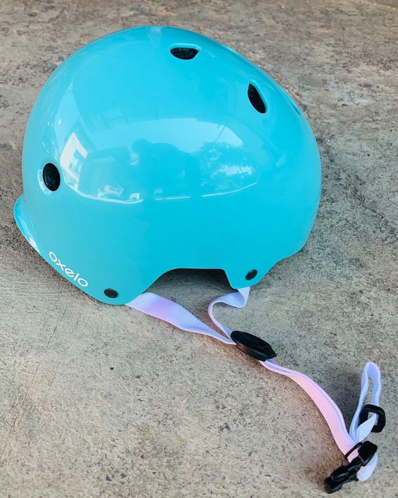 ролери 35-38 oxelo каска пълен комплект наколенки и сак