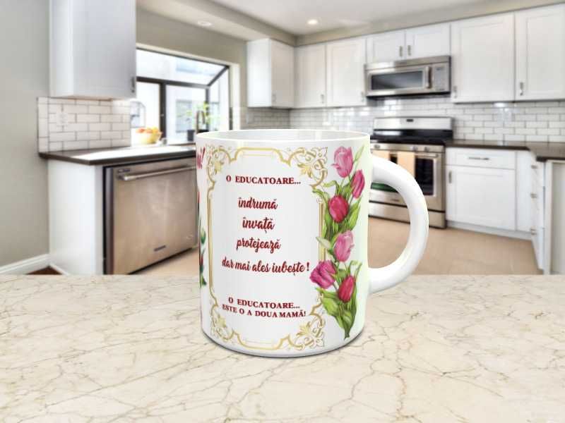 Cana personalizata Mama/ Nasa/ Educatoare/ Invatatoare - 8 martie