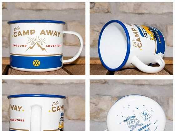 Set de 2 cani emailate Volkswagen noi - Camp Away  si Get lost