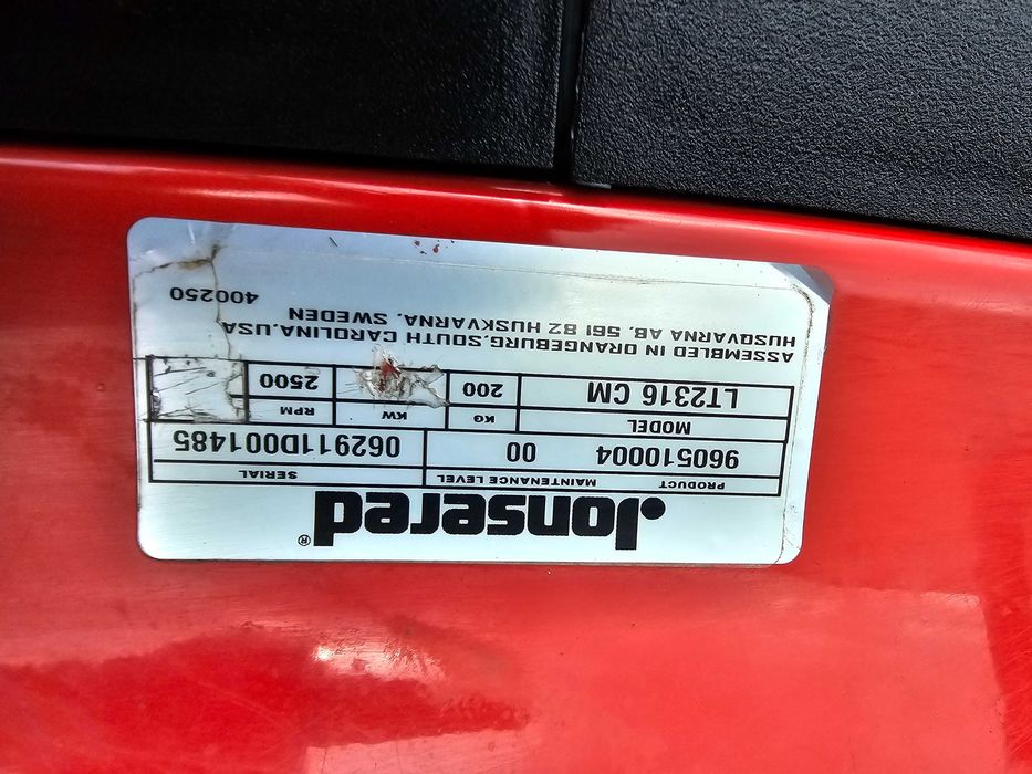 Тракторна Косачка JONSERED/HUSQVARNA. 16.к.с Перфектна