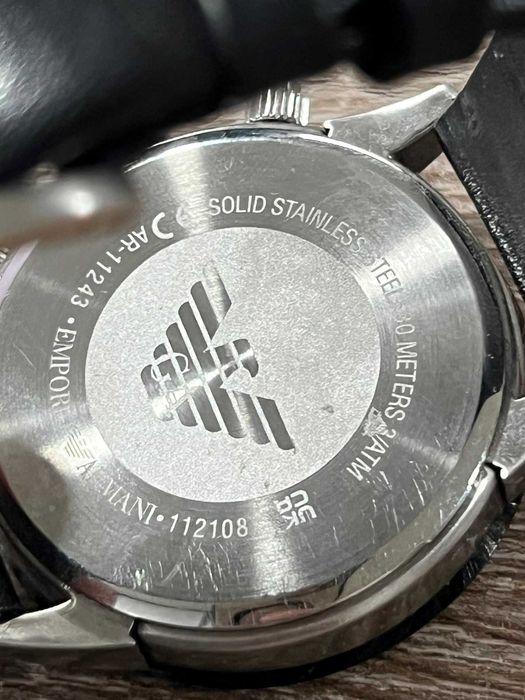 ъжки часовник Emporio Armani AR11243 Mario Chronograph