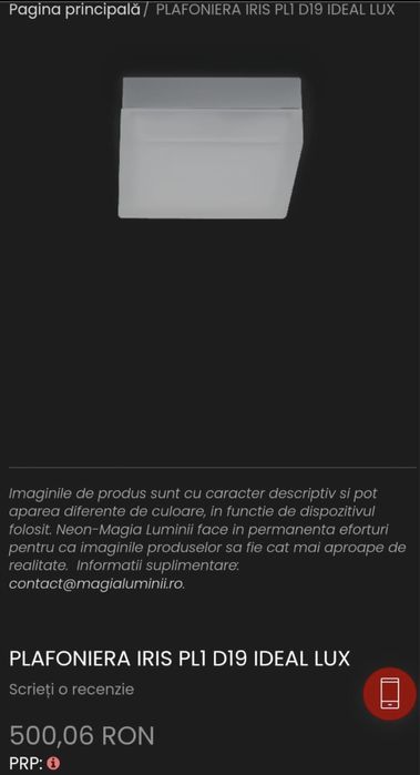 Lămpi, plafoniere si pendule