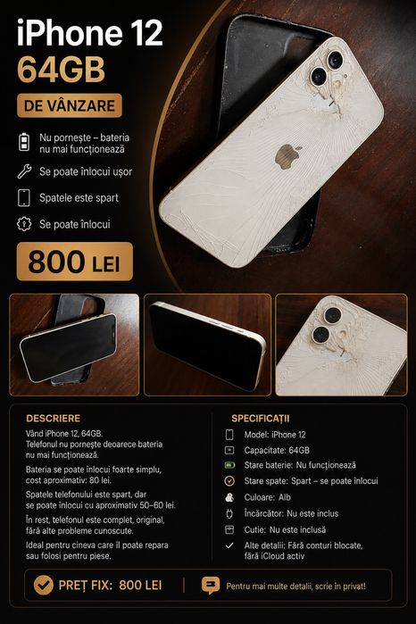 Iphone 12 de 64 GB