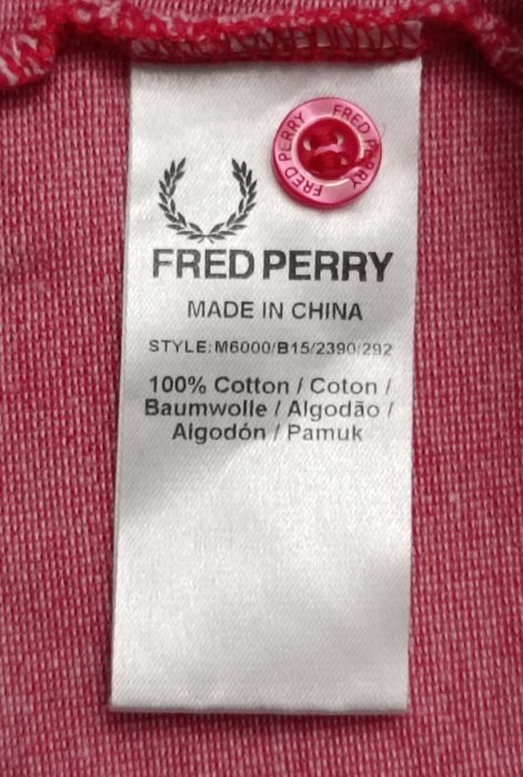 Fred Perry Polo Shirt оригинална тениска S памучна поло фланелка