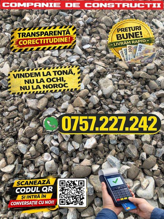 Piatră spartă Iasi 0-63 mm | Piatră drum Iasi | Terasament | Drumuri