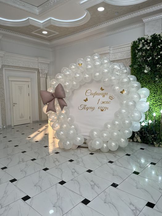 Оформление шарами в Актау