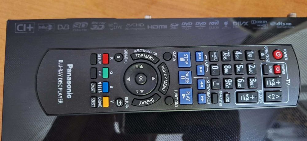 Blu-Ray Panasonic DMR-BST 820 Cu Telecomanda