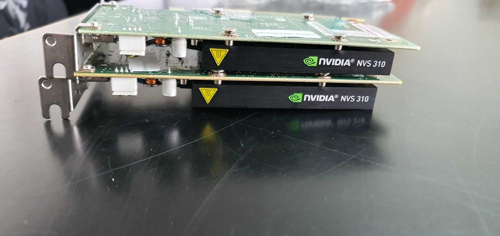NVIDIA Quadro NVS 310 512MB DDR3, 2x DP, Low Profile, 24 м. гаранция
