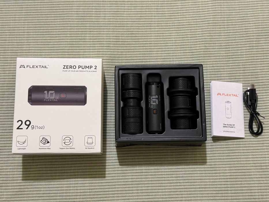 Продавам Flextail Zero Pump 2 - ултралека помпа за постелки, нова - 40 EUR