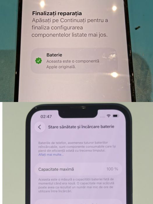 Vând iPhone 13 pro 256gb 100%baterie Negru
