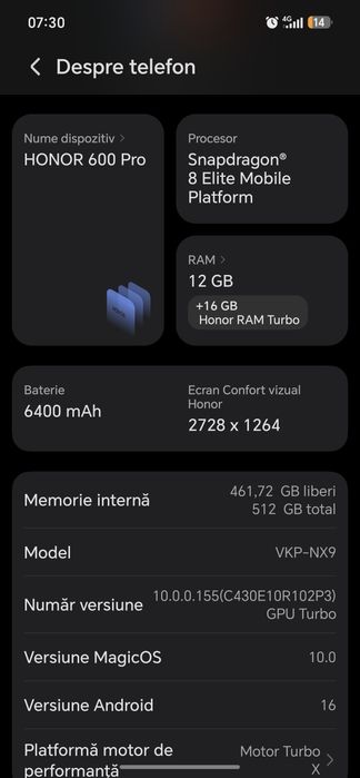 Honor 600 Pro 512 gb