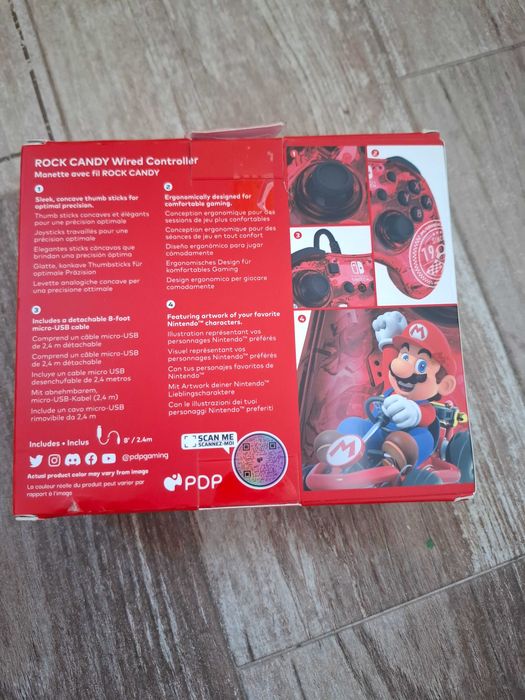 Controller nintendo switch Mario kart, nou