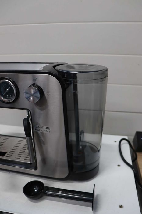 Cecotec Espressomaschine Power Espresso 20 Square Pro, 1450W, 20 бара, , 1 литър, Термоблок, изпарител, 2 чаши за кафе, тава за затопляне на чаши