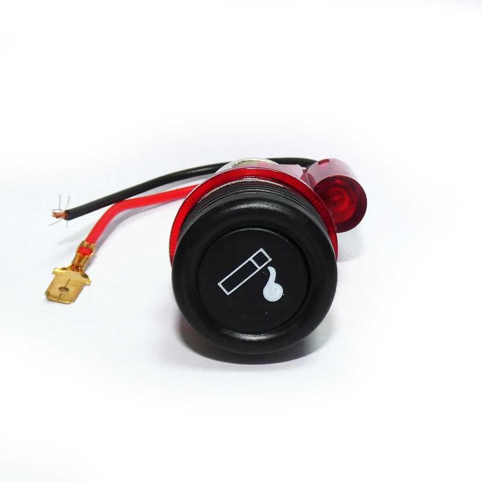 Универсална запалка за автомобил 12V с LED подсветка 28-29мм - различни цветове