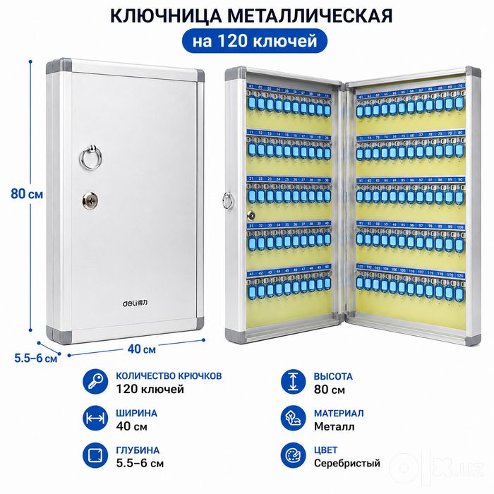 Ключница на  120 ключей полный комплект