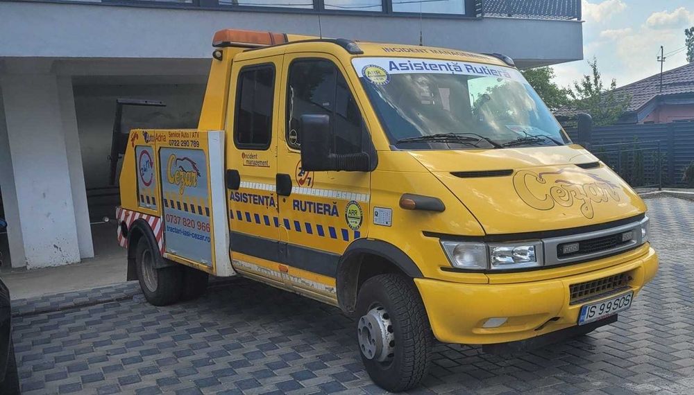 Platforma,Recuperator SG 24 , IVECO Daily 65C15 -tractari legale