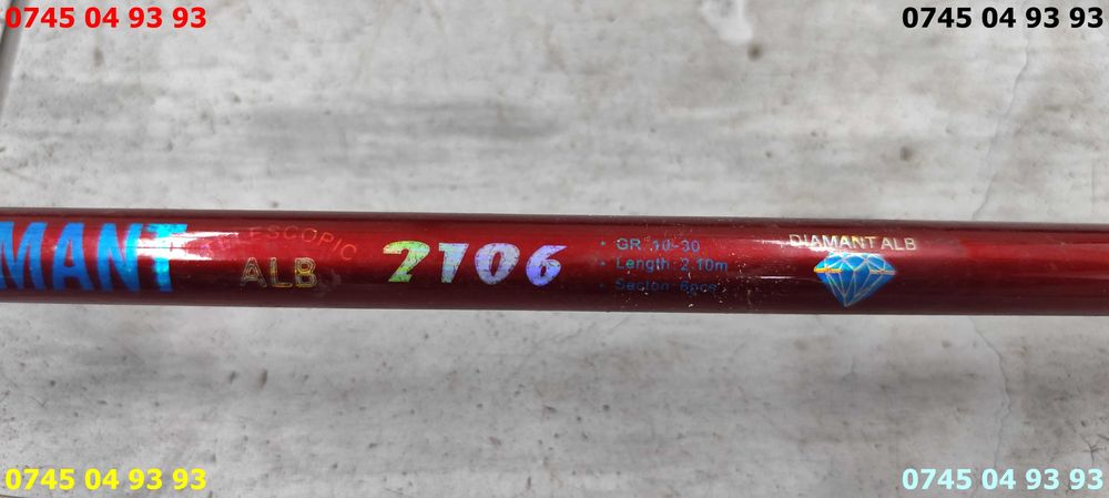 lanseta telescopica diamant alb 2.1mm 6 elementi