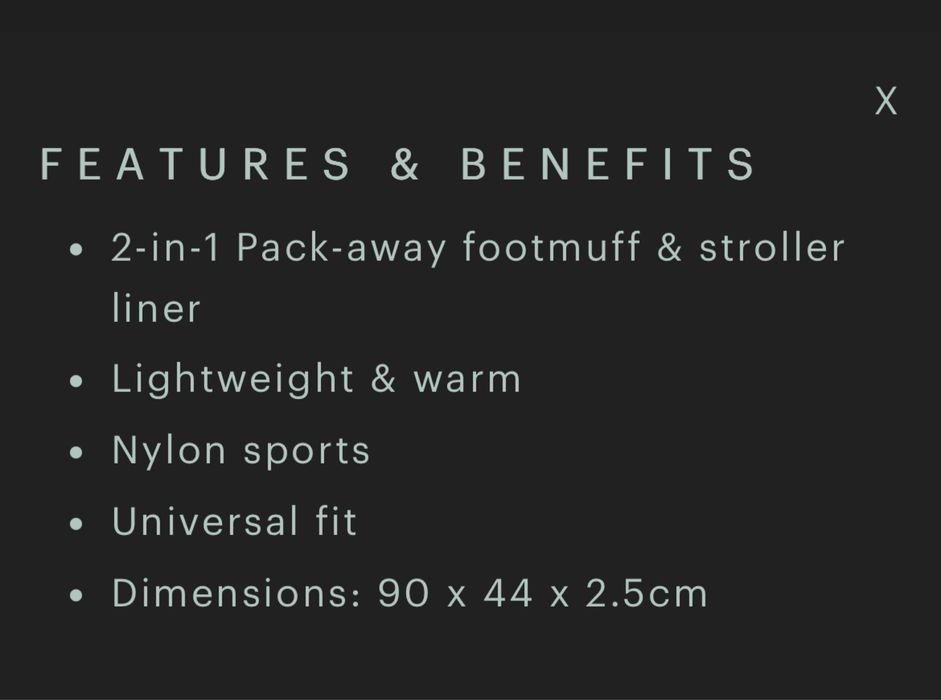 Sac CuddleCo pentru cǎrucior