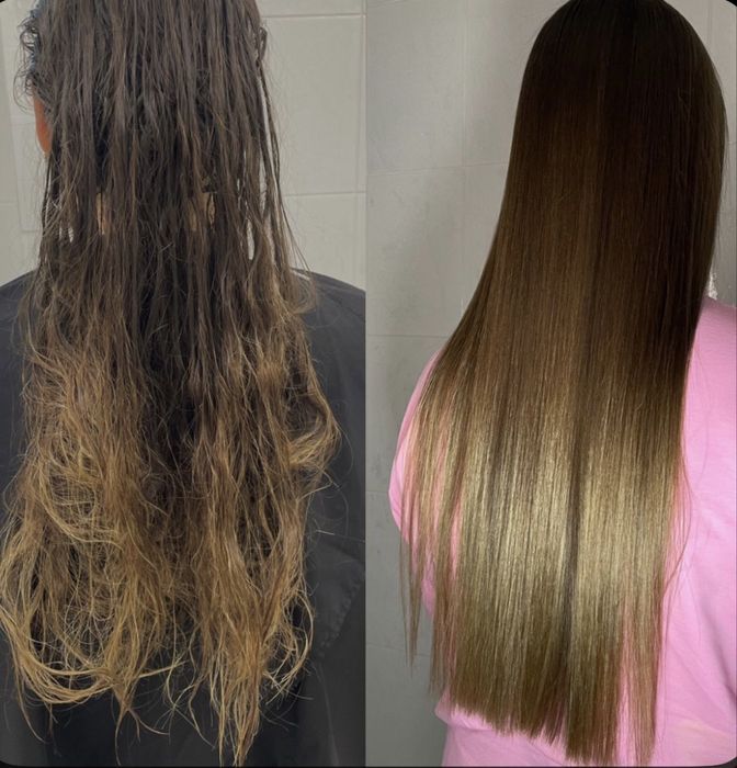 Капсули за бърз разтеж на косата възтановяване на сухи изтощени коси