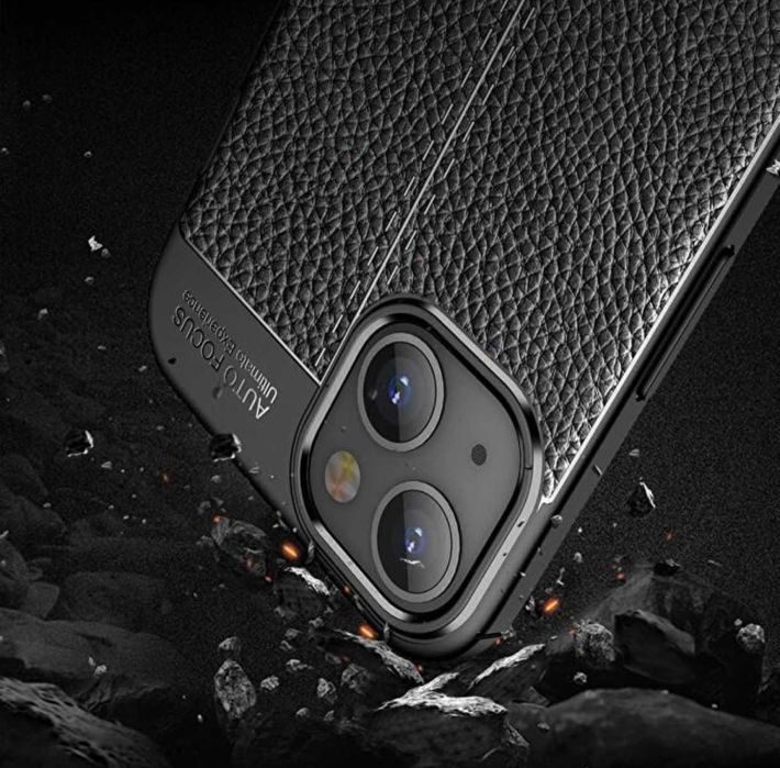 Husa Premium Antisoc model PIELE pentru iPhone 14 Pro , 14 Plus