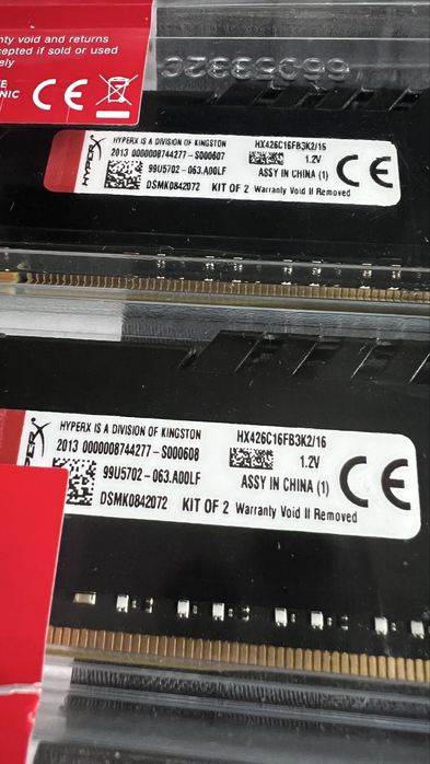 Memorie RAM HyperX Fury 16GB (2x8GB) DDR4 2666MHz CL16 Dual Channel