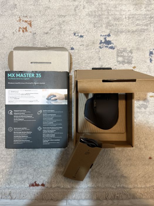 Logitech MX Master 3S Graphite - ca nou, complet, la cutie