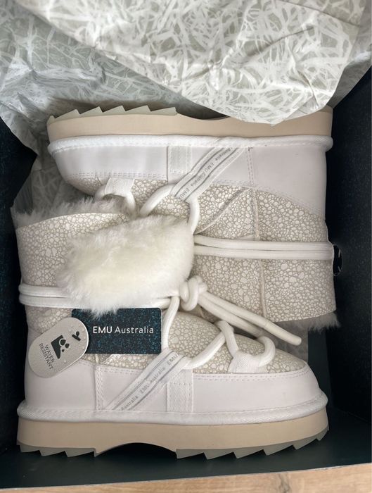 Emu Australia Cizme de zăpadă piele naturală lână