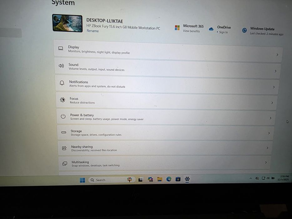 Vand laptop HP zbook 15 G8 Fury 15.6 i7 32GB 512GB