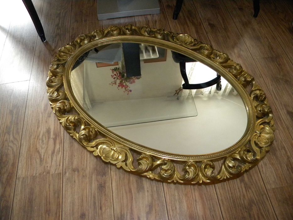 Разкошно Голямо Бароково Огледало Gold