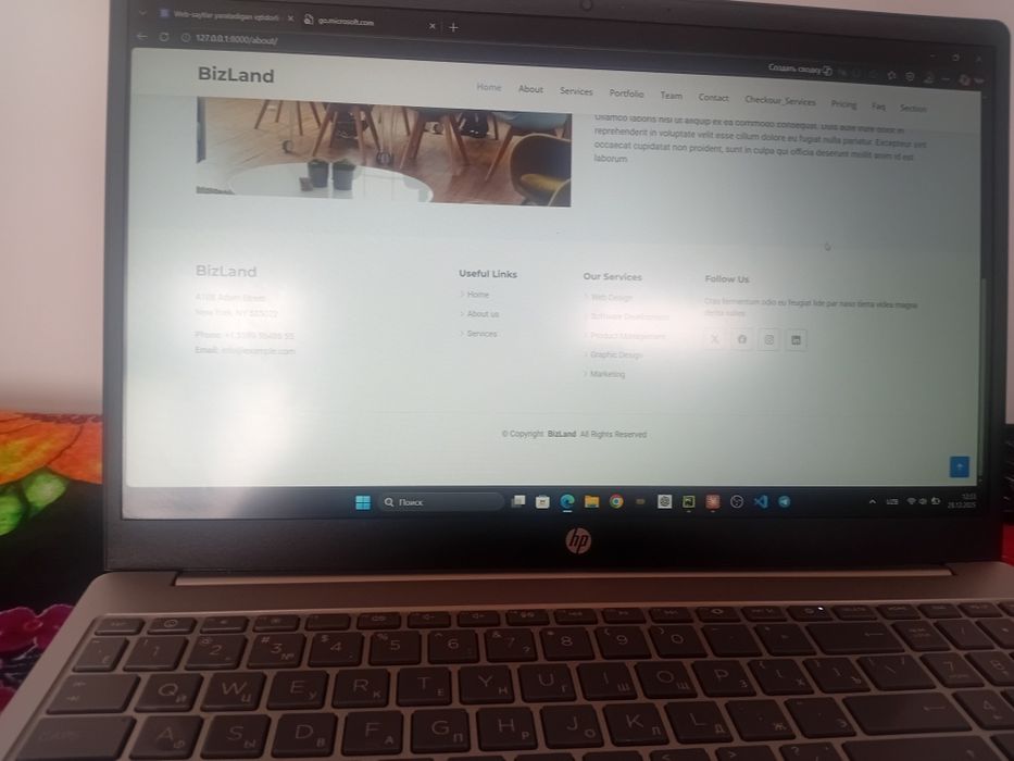 Web site bor Django’da tayyor biznesmenla uchun web sayt sotiladi