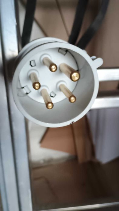 Cablu electric  din cupru MYYM/H05VV-F 5X4   - 38 metri cu fisa mobila industriala Schneider tata de 32A