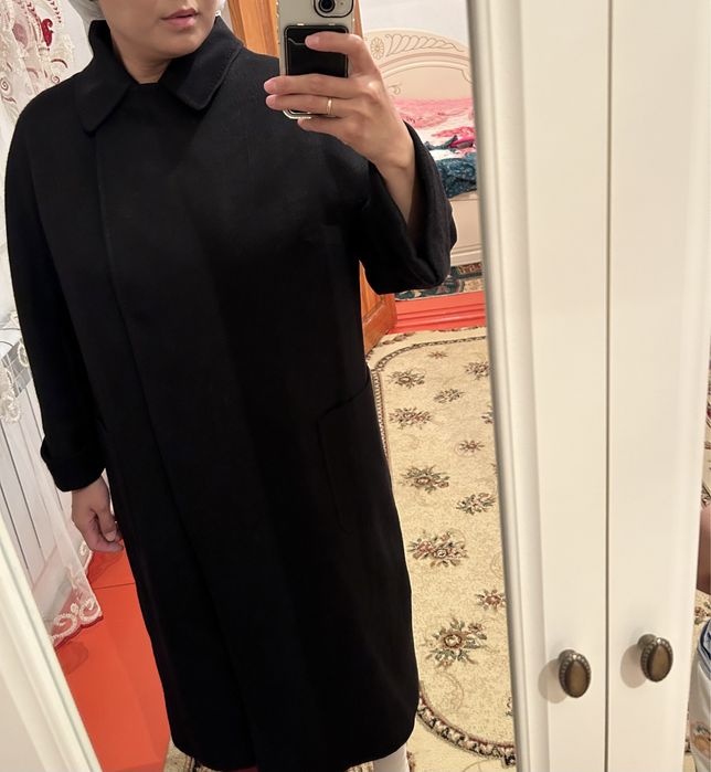 Пальто черная турция