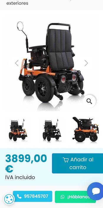 Carut electric pentru dezabilitati