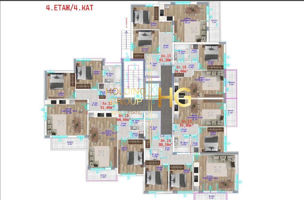 3-стаен в Варна-Виница площ 96 цена 143520